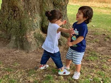 ఈ చిన్నారుల అనుబంధాన్ని చూడండి.. ఈ ఫొటోలోని స్టార్ యాక్టర్స్ పిల్లల్ని గుర్తు పట్టారా?