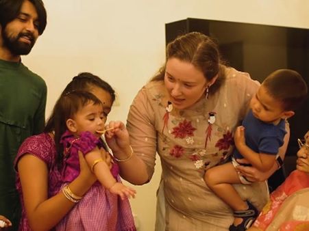 చిరు ఫ్యామిలీలో మెగా సంబరాలు.. కొడుకుతో పవన్ కళ్యాణ్ భార్య వచ్చి.. వీడియో వైరల్