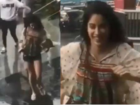 జాహ్నవి రెయిన్ డ్యాన్స్.. సోషల్ మీడియాలో వైరల్‌గా మారిన పిక్