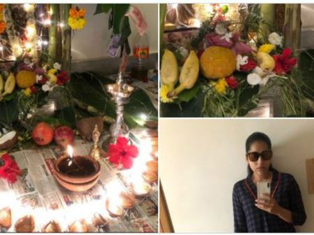 యాంకర్ రష్మీ ఇంట కొలువుదీరిన గణనాథుడు.. ఫొటోస్ షేర్ చేస్తూ!