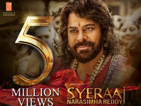 రికార్డులు తిరుగరాస్తున్న సైరా ట్రైలర్.. మెగాస్టార్ చిరంజీవి స్టామినా అంటే మజాకా!