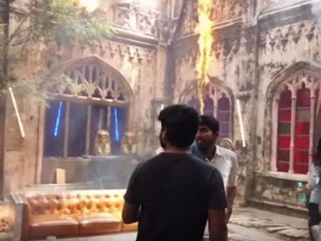 పూరి జగన్నాథ్ రొమాంటిక్ సెట్‌లో అగ్నిప్రమాదం.. వీడియో