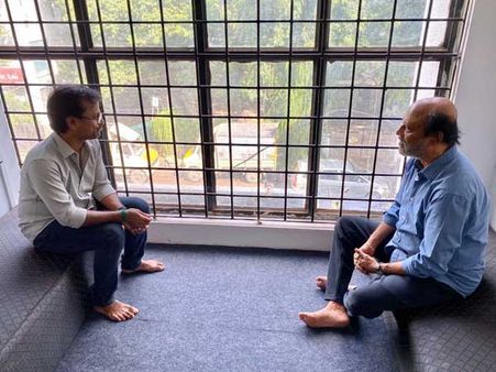 కూల్‌గా కూర్చొని మాట్లాడుతున్న సూపర్ స్టార్, డైరెక్టర్.. లైఫ్‌లో ది బెస్ట్ అదే..