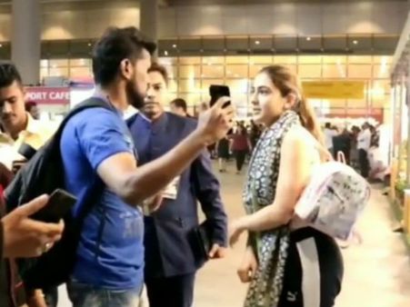 సెల్ఫీ కోసం వచ్చి హీరోయిన్ మీద చేయి వేసిన యువకుడు.. ఊహించని పని చేసి షాకిచ్చింది