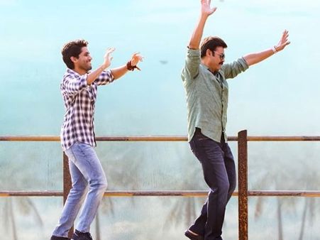 సాంగ్ షూట్‌లో మామ అల్లుడు.. ఇరగదీస్తున్న వెంకీ, చైతూ.. వైరల్ లుక్