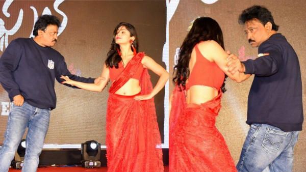 బ్యూటిఫుల్ హీరోయిన్‌తో చిందేస్తూ ఎంజాయ్ చేసిన రామ్ గోపాల్ వర్మ.. వీడియో వైరల్