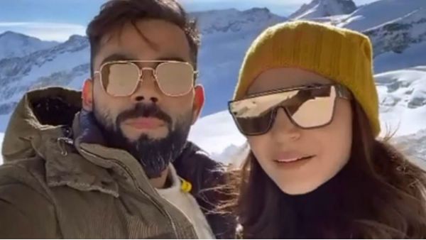 మంచుకొండల్లో హీరోయిన్.. స్టార్ క్రికెటర్‌తో కలిసి ఎంజాయ్.. నెట్టింట వీడియో వైరల్