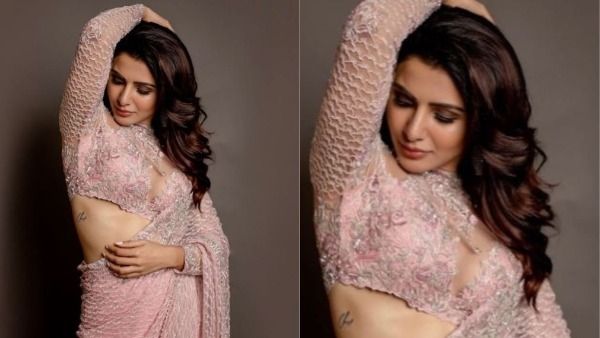 టాటూని చూపించేందుకే వెరైటీ పోజా?.. వైరలవుతోన్న సమంత పిక్స్