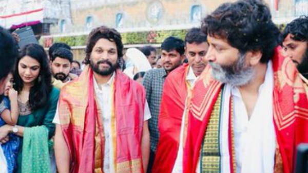 శ్రీవారి సన్నిధిలో అల్లు అర్జున్ ఫ్యామిలీ.. వేదపండితుల అశీర్వచనం