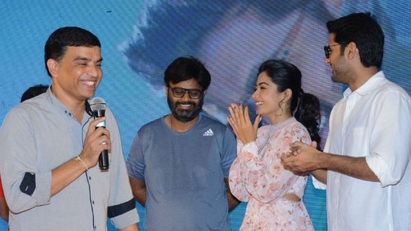 రష్మిక లెగ్ ఎక్కడ పెడితే అక్కడ.. ఆమె ఎనర్జీ అంటూ.. దిల్ రాజు ఫన్నీ కామెంట్స్