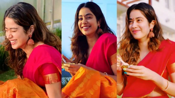 అతిలోక సుందరిని మించేలా.. పదహారణాల తెలుగమ్మాయిలా లంగావోణిలో మెరిసిన జాన్వీ