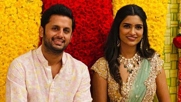 నిన్నేమో అలా ఈరోజేమో ఇలా.. షాలినితో నితిన్ ఎంగేజ్‌మెంట్.. పిక్స్ వైరల్