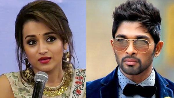 అల్లు అర్జున్ బండారం బయటపెట్టిన త్రిష.. ప్రైవేటుగా బన్నీ అంతమందితో..