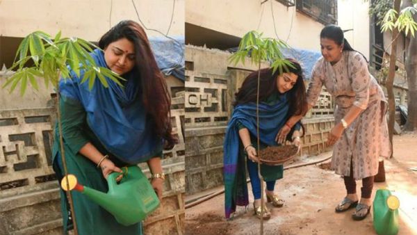 సవాల్‌ను స్వీకరించిన ఖుష్బూ.. రోజాతో కలిసి దిగిన ఫోటోలు వైరల్