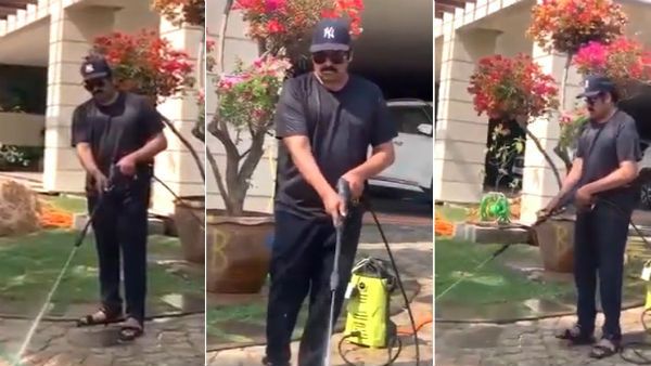 లాక్‌డౌన్‌లో ఇంటి పనుల్లో చిరు బిజీ.. ఏం చేస్తున్నారో తెలుసా? వైరల్‌గా వీడియో