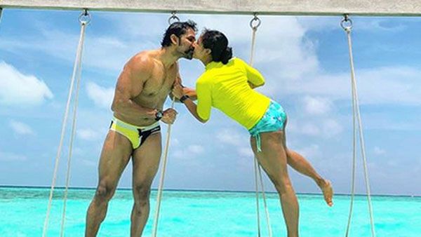 వామ్మో రచ్చ రచ్చే.. భార్య బికినీ ఫోటోను షేర్ చేసిన భర్త.. బిగ్‌బాస్ బ్యూటీ పిక్స్ వైరల్