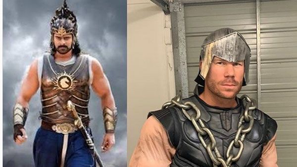 బాహుబలి ప్ర‌భాస్‌కి పోటీగా డేవిడ్ వార్నర్.. ఏం చేస్తున్నాడో తెలుసా?