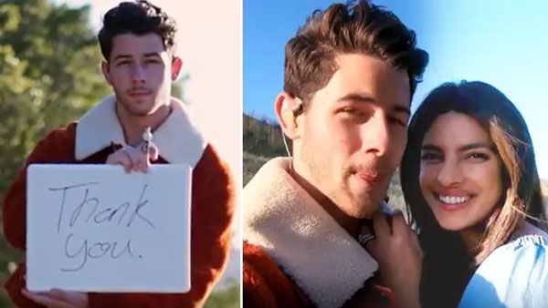 భర్త వీడియోలో ప్రియాంక హడావిడి