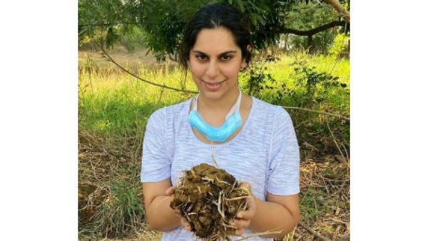 పేడ ఎత్తిన మెగా కోడలు.. ఉపాసన ఫోటోలు వైరల్