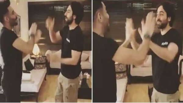 చమ్మచక్క ఆటలాడుతున్న ఆయుష్మాన్ ఖురానా... వైరల్ అయిన వీడియో