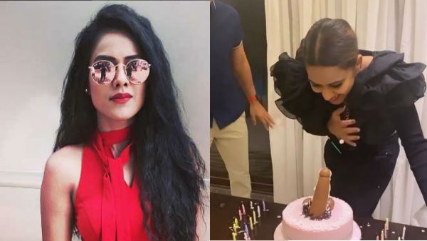 ప్రైవేట్ పార్ట్ ఆకారంలో కేక్.. ఛీ చీ సిగ్గులేదా.. నటి బర్త్ డే సెలెబ్రేషన్స్‌పై నెటిజన్స్ ఫైర్