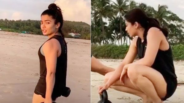 బీచ్‌లో మొదటి సారి అలాంటి పనులు.. దేవుడా అంటూ సంబరపడుతున్న రష్మిక