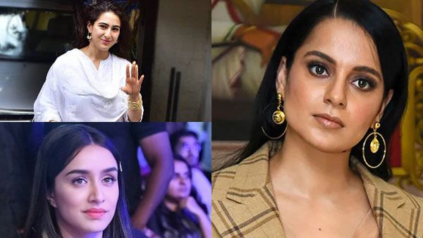 సారా ఆలీఖాన్, శ్రద్దాకపూర్ ఇళ్లకు ఇంటికి ఎన్సీబీ .. కంగన రనౌత్ సెన్సేషనల్ ట్వీట్