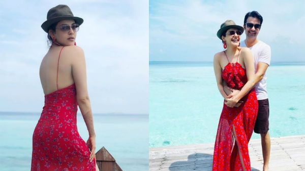 భర్త కౌగిలిలో కాజల్ బంధీ.. అక్కడ హనీమూన్‌ను ఎంజాయ్ చేస్తోన్న కొత్త జంట.. పిక్స్ వైరల్