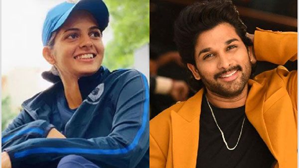 అల్లు అర్జున్‌పై మనసు పారేసుకున్న టీమిండియా ఉమెన్ క్రికెటర్