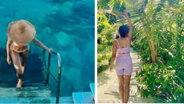 సమంత మరో బికినీ లుక్ వైరల్.. ఈ సారి సముద్రంలో వయ్యారంగా..