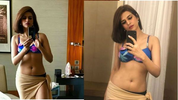 శ్రద్దా దాస్ అందాలకు నిజంగా దాసులవ్వాల్సిందే.. అద్దం ముందు వయ్యారాల విందు!!