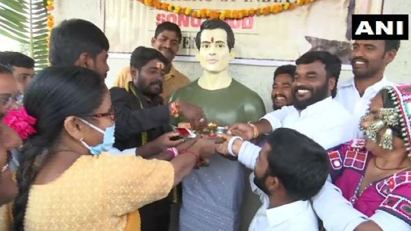 సోనుసూద్‌కు ఆలయం కట్టించిన సిద్దిపేట గ్రామస్థులు.. రియల్ హీరో రియాక్షన్ ఏమిటంటే!