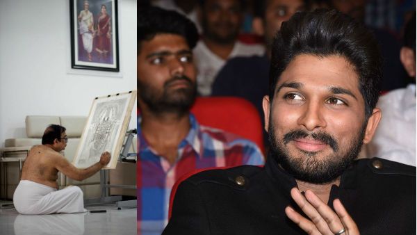 బ్రహ్మానందం స్పెషల్ గిప్ట్.. 45 రోజుల కఠోర శ్రమ అంటూ బన్నీ ఎమోషనల్