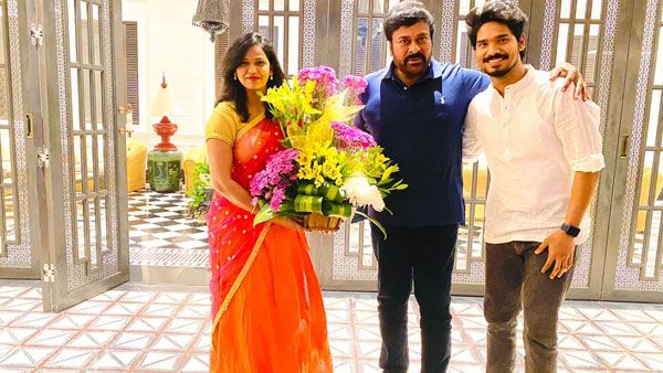 యువ హీరో సుధాకర్ దంపతులకు చిరంజీవి ప్రశంసలు.. ఛాలెంజ్ మూవీ పాటను హైలెట్ చేశారంటూ మెగాస్టార్!