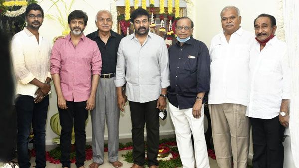 లూసిఫర్ ప్రారంభం.. పూజా కార్యక్రమాల్లో చిరు సందడి.. షూటింగ్ ఎప్పుడంటే?