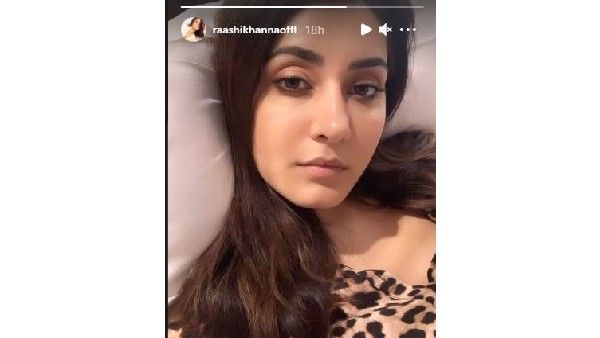 నైట్ షూటింగ్‌లతో విసిగిపోయినట్టుంది.. రాశీ ఖన్నా పోస్ట్ వైరల్