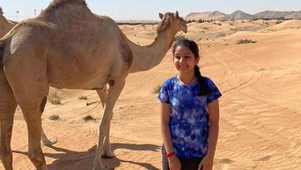 ఎడారిలో ఎంజాయ్.. సితార ఘట్టమనేని పిక్స్ వైరల్