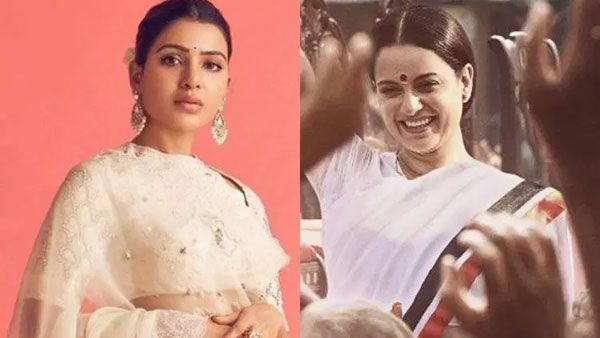 రోమాలు నిక్కబోడుచుకొన్నాయి.. తలైవి ట్రైలర్, కంగన రనౌత్‌పై సమంత ప్రశంసల వర్షం