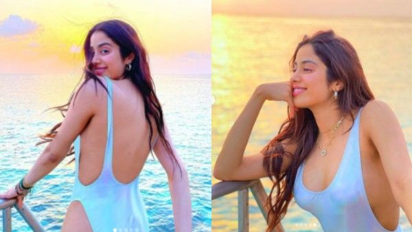 నెవ్వర్ బిఫోర్ అనేలా బికినీతో షాకిచ్చిన శ్రీదేవీ కూతురు.. జాన్వీ కపూర్ అందాల ఆరబోత