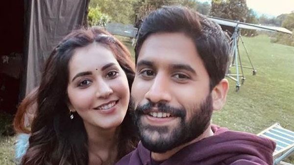 వెళ్లిన పనిని పూర్తి చేసుకున్న నాగ చైతన్య: అక్కడి ఫొటోను షేర్ చేసిన రాశీ ఖన్నా