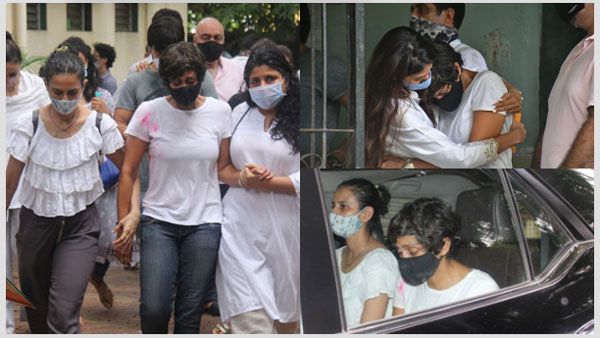 భర్తకు స్వయంగా తలకొరివి పెట్టిన మందిరా బేడి.. భోరున విలపిస్తుండగా అంత్యక్రియలు!