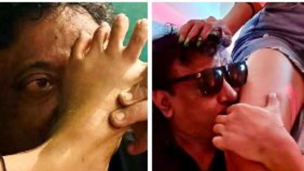 RGV: మొన్న హీరోయిన్ తొడపై ముద్దు.. నేడు మరో చోట.. అర్ధరాత్రి ఫొటో వదిలి షాక్ ఇచ్చిన వర్మ