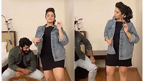 మరోసారి మినీ స్కర్ట్‌లో శ్రీముఖి షేకింగ్ స్టెప్పులు.. శేఖర్ మాస్టర్‌తో కసికసిగా..