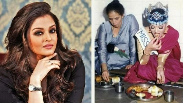 మిస్ వరల్డ్ కిరీటంతోనే భోజనం చేసిన ఐశ్వర్యారాయ్.. నేలపై కూర్చొని..