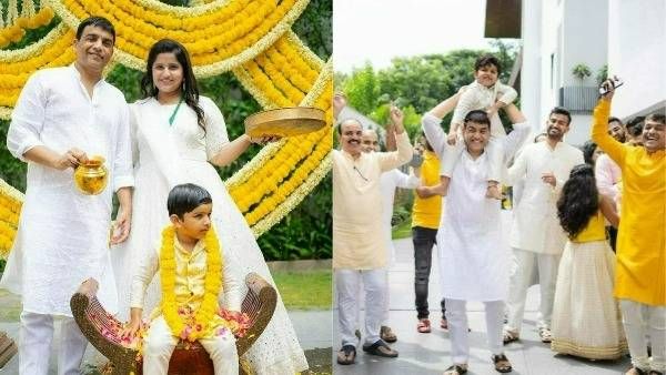 మనవడి దోతి ఫంక్షన్ లో దిల్ రాజు చిందులు.. భుజాలపై ఎత్తుకొని..