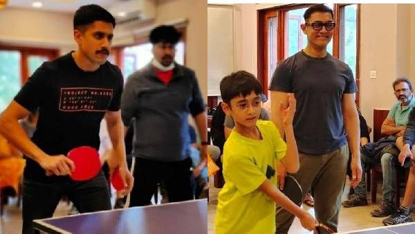 అమీర్ ఖాన్ టీమ్‌తో నాగచైతన్య స్పోర్ట్స్ వార్.. టెబుల్ టెన్నిస్‌ రాకెట్ పట్టి దడదడా..