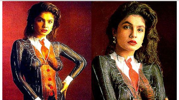 ఒంటిపై నూలు పోగు లేకుండా హీరోయిన్ బాడీ పెయింటింగ్... తండ్రితో పూజా భట్ లిప్ లాక్.. లేటేస్ట్‌గా వైరల్