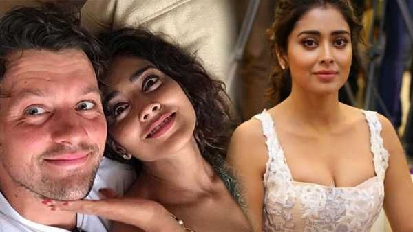 Shriya Saran అందాలు ఆరబోస్తూ భర్తతో రొమాన్స్.. ఫొటోలు వైరల్