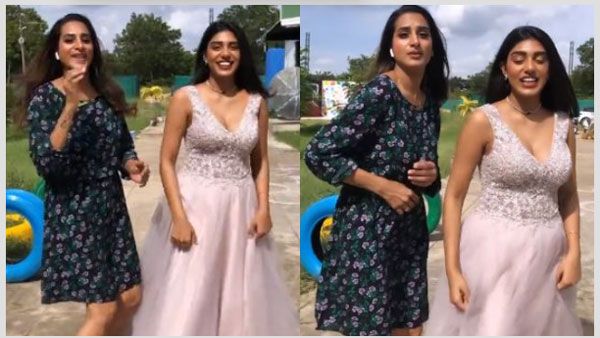 చిన్న గౌనులో మరోసారి ఘాటుగా కనిపించిన సురేఖ వాణి.. వీరిలో తల్లి ఎవరు కూతురు ఎవరు?