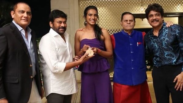 చిరంజీవి ఇంట్లో పీవీ సింధుకు బిగ్ సర్‌ప్రైజ్: ఆ సినీ ప్రముఖుల ముందే బహుమానం